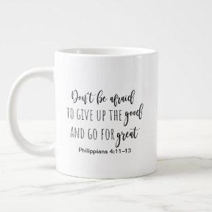 Taza de café gigante de dos caras -taza grande