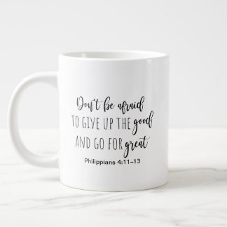 Taza de café gigante de dos caras -taza grande