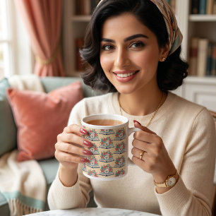 Taza de café gigante de libro