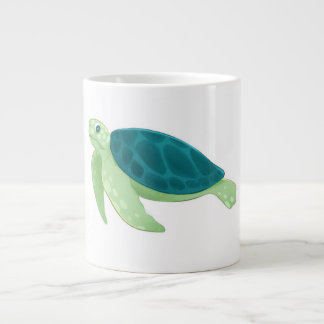 Taza de café gigante de tortuga