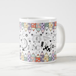 Taza De Café Gigante De vuelta a la escuela