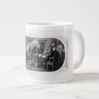 Taza De Café Gigante Declaración de Independencia Grabado Dinero