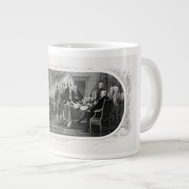 Taza De Café Gigante Declaración de Independencia: Proyecto de ley de $ (Derecha)
