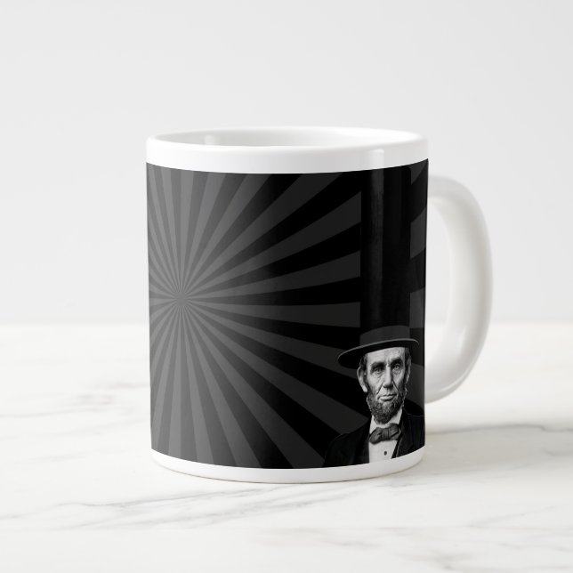 Taza De Café Gigante Declaración de Moda Presidencial de Abraham Lincol (Derecha)