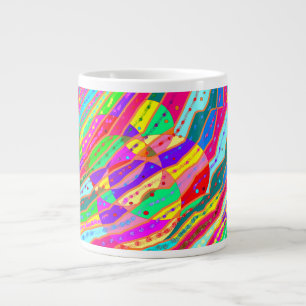 Taza De Café Gigante Decoración de arte bonito tan dulce como el diseño