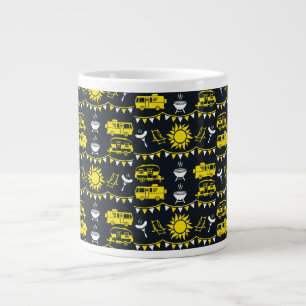 Taza De Café Gigante Decoración de camping de caravana