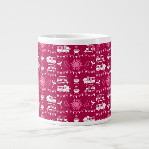 Taza De Café Gigante Decoración residencial de camping de caravana