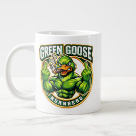 Taza De Café Gigante Dedos de Ganso Verde Núremberg