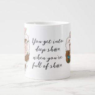 Taza De Café Gigante Deep Sh@# Mug