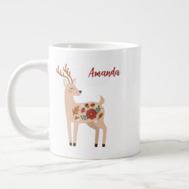 Taza De Café Gigante Deer de Woodland personalizado