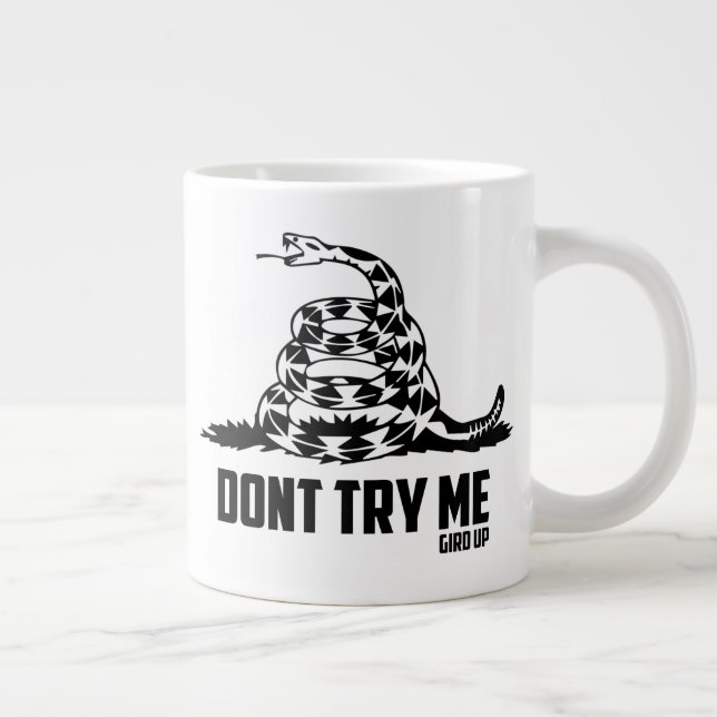 Taza De Café Gigante Defensa de las aves | No me pruebes (Derecha)