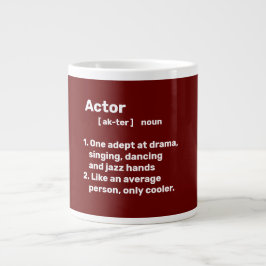 Taza De Café Gigante Definición de actor