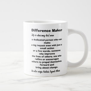 Taza De Café Gigante Definición de generador de diferencias Inspiradora
