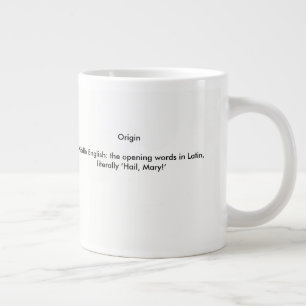 Taza De Café Gigante Definiton de la avenida Maria