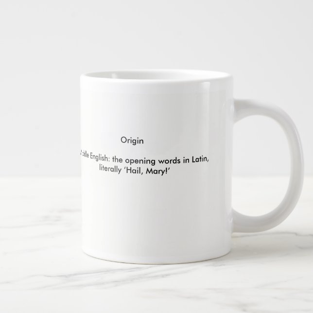 Taza De Café Gigante Definiton de la avenida Maria (Derecha)