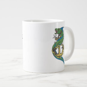 Taza de café gigante del principal café principa
