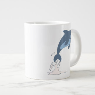 Taza De Café Gigante Delfín Personalizado divertido y divertido