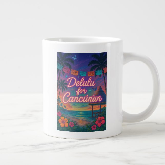 Taza De Café Gigante Delulu para Cancunun (Derecha)