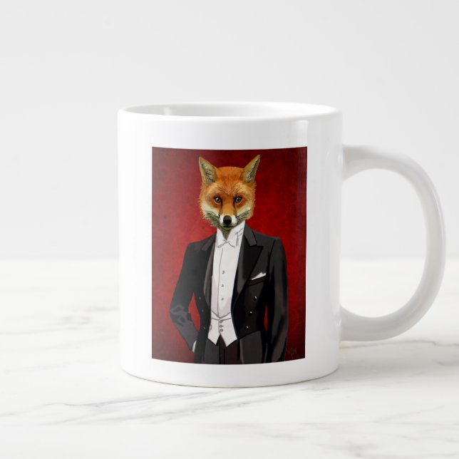 Taza De Café Gigante Demanda De La Noche De Fox, Retrato (Derecha)