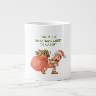 Taza De Café Gigante ¡Demasiada alegría navideña para cargar! Salami