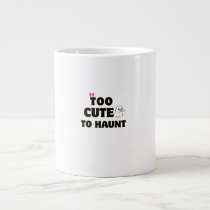 Taza De Café Gigante Demasiado Lindo Para Asustar Estética de Fantasm