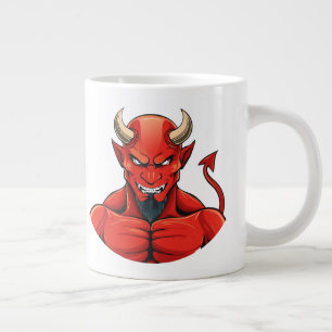 Taza De Café Gigante Demonio 