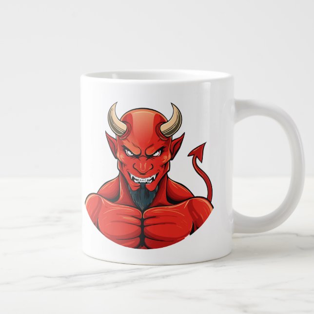 Taza De Café Gigante Demonio  (Derecha)