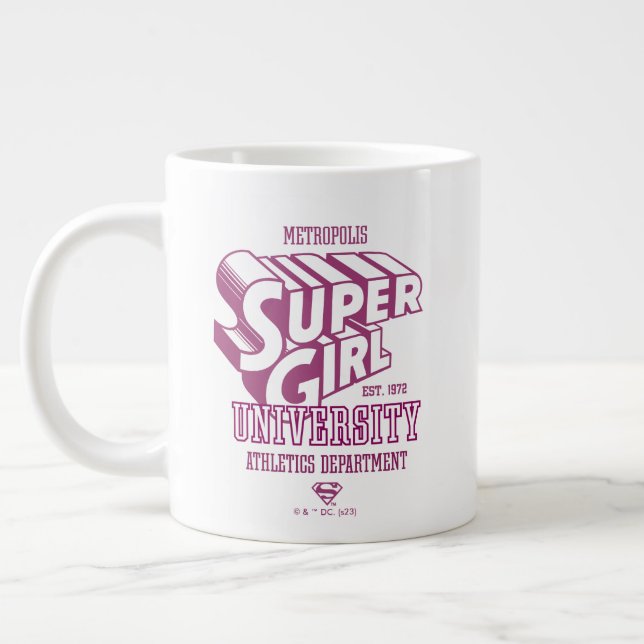 Taza De Café Gigante Departamento de Atletismo de la Superchica Metropo (Izquierda)
