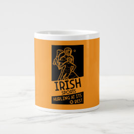 Taza De Café Gigante Deporte irlandés arrollador