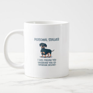 Taza De Café Gigante Depósito personal de Dachshund
