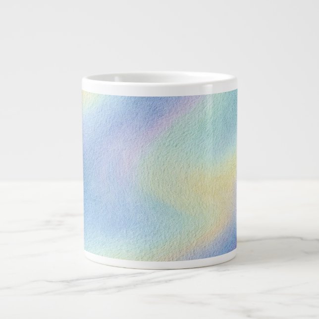 Taza De Café Gigante Deriva del cielo pastel (Frente)