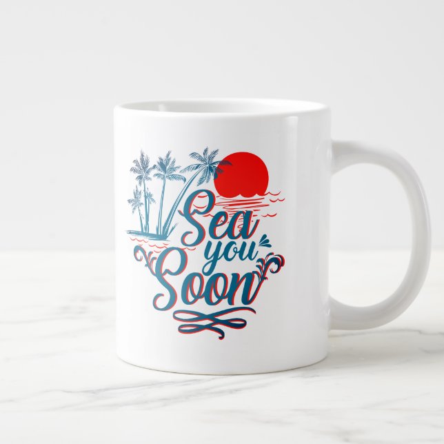 Taza De Café Gigante Descansa en seguida (Derecha)