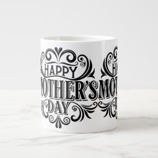 Taza De Café Gigante Desear a mamá un día feliz