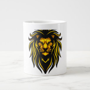 Taza De Café Gigante Desencadenar tu rugido con cada brea