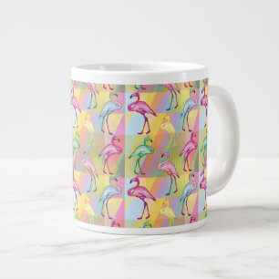 Taza De Café Gigante Desfile Flamingo