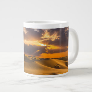 Taza De Café Gigante Desiertos   Paisaje de dunas de arena