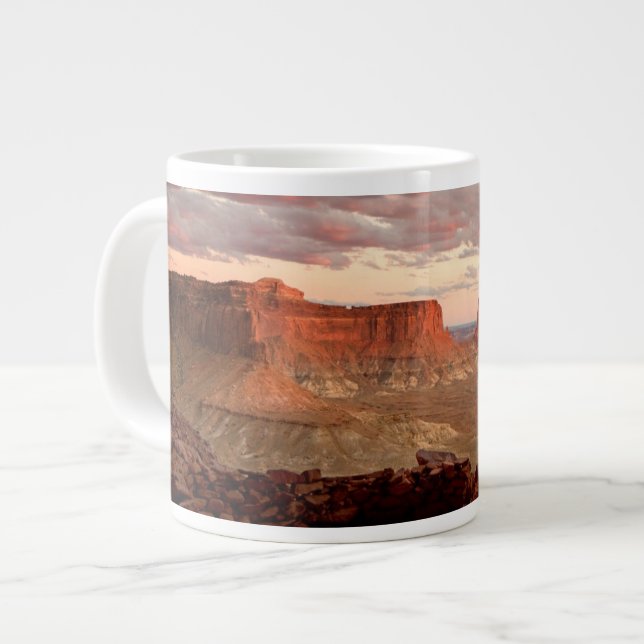 Taza De Café Gigante Desiertos | Parque nacional de los Cañonlands Utah (Izquierda)