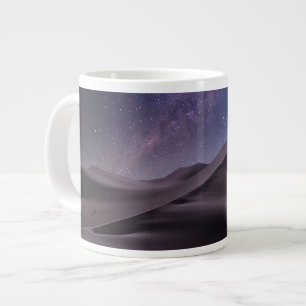 Taza De Café Gigante Desiertos Vía Láctea Starry Sky Sand Dune Dubai