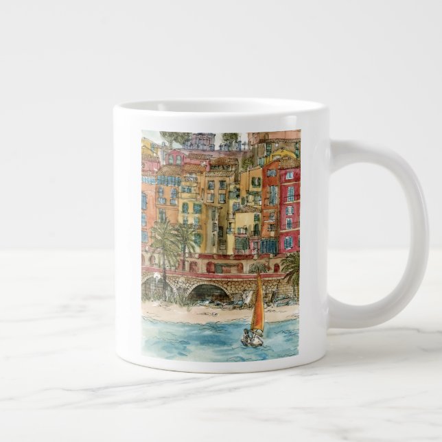 Taza De Café Gigante Destinos | Playa y edificios acuáticos (Derecha)