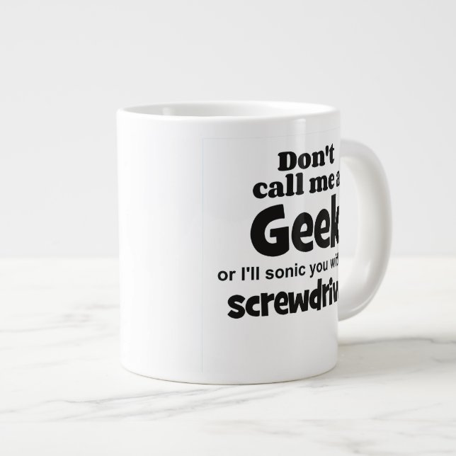 Taza De Café Gigante Destornillador geek bf (Derecha)
