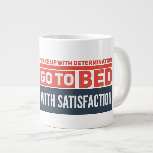 Taza De Café Gigante Determinación del yumbo Mug (Derecha)