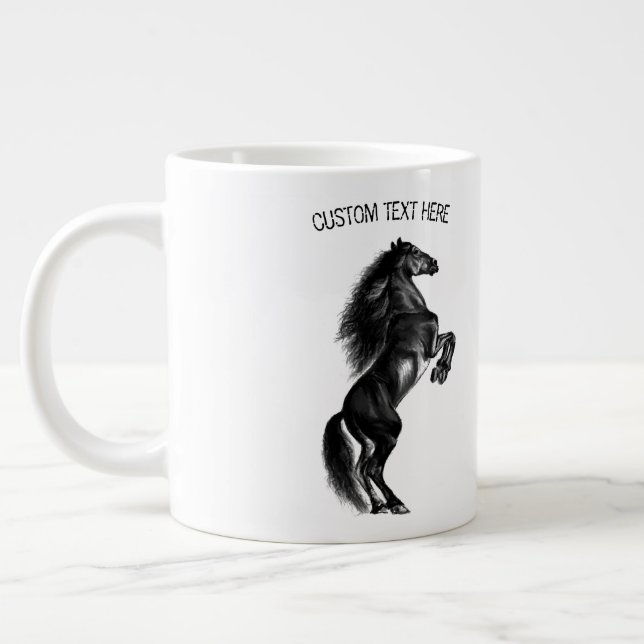 Taza De Café Gigante Detrás del tazón de café salvaje con Personalizado (Izquierda)