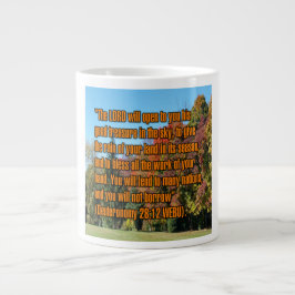 Taza De Café Gigante Deuteronomio 28:12 WEBU Mug