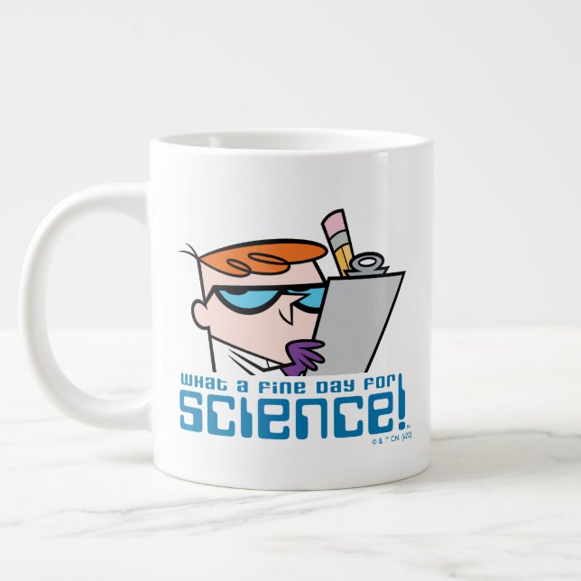 Taza De Café Gigante Dexter - ¡Qué Buen Día Para La Ciencia! (Izquierda)