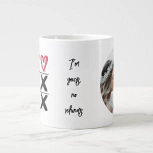 Taza De Café Gigante Di "Te amo" con Día de San Valentín personalizado