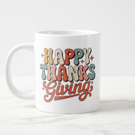 TAZA DE CAFÉ GIGANTE DÍA DE ACCIÓN DE GRACIAS
