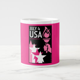 Taza De Café Gigante Día de la Independencia de los Gays