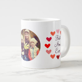 Taza De Café Gigante Día de la Madre de la mejor foto de corazón