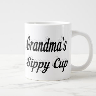 Taza De Café Gigante Día de la Madre negro de cita de café divertida de