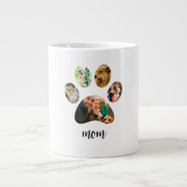 Taza De Café Gigante Día de la Madre Perro mamá | collage de fotos de i